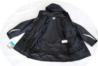 Columbia Sugar Women Winter Ski Jacket Coat Parka 3in1 XL Large black 