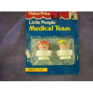  Fisher Price Little People Medical Team Set  1991 
