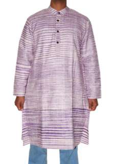 New Indian Gandhi Khadi Mens Kurta Dolby Casual wear Long Kurta Size M 