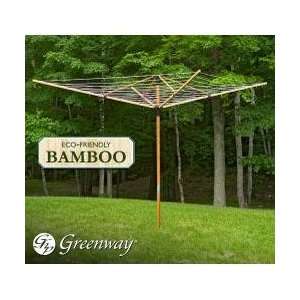   Deluxe Extra Large Bamboo Fold Away Clothes Line: Home & Kitchen