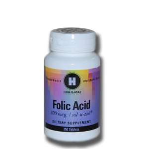 Folic Acid Tablets, A Natural Vegetarian Professional and 