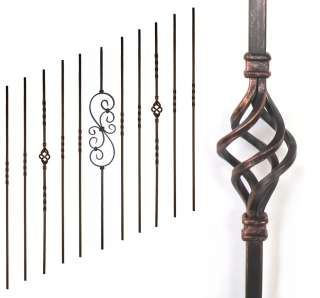 Iron Stair Balusters Oil Rubbed Copper. iron stair parts parts for 