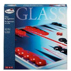  Pavilion Glass Backgammon BOARD GAME PLAY SET   GREAT GIFT 