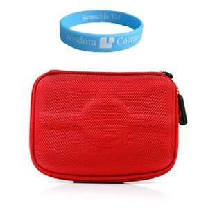  Durable Nylon Red Waterproof Case for Garmin 4.3 inch GPS 
