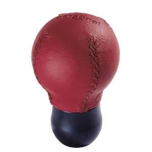 Personal Gear Shift (Shifter) Knob   Ball   Red Leather   Part # 3192 