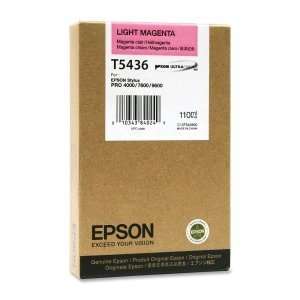 Epson Light Magenta Ink Cartridge. ULTRACHROME LIGHT MAGENTA INK CART 