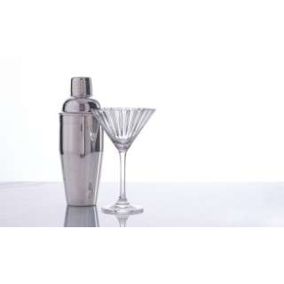  Marquis by Waterford Vintage Martini Shaker and Glass Set