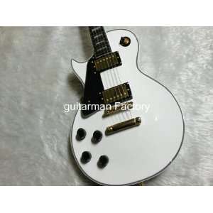  left hand lp custom electric guitar white whole new 