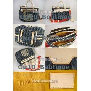    Louis Vuitton Monogram Denim Cabas Raye GM Handbag 