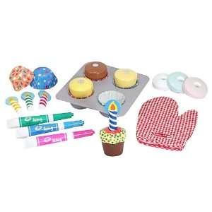    Melissa & Doug Bake & Decorate Cupcake Set    Toys & Games