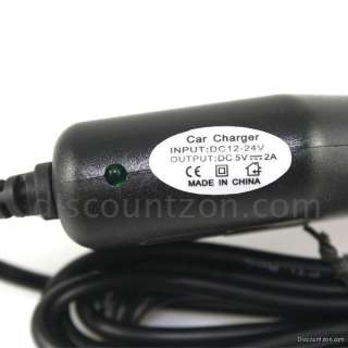 0mm Round Pin GPS Car charger/adapter 12V/24V 5V 1.5A  