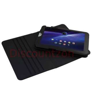 A+ Black PU Leather Stand smart Case for Toshiba Thrive AT100 10.1 