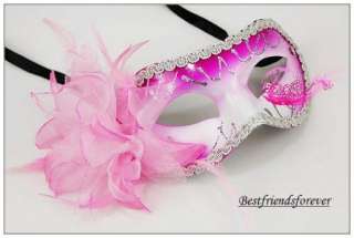 Pink Lily Venetian Costume Masquerade Party Mask/au  