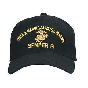  Rothco Marine Semper Fi Low Profile Insignia Cap: Sports 