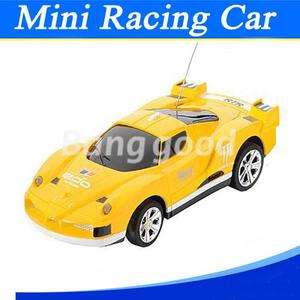   Can Mini RC Radio Remote Control Micro Racing Car Vehicles Toy Yellow