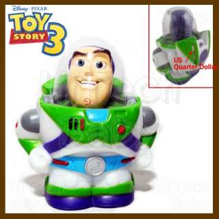 Toy Story 3 Buzz Lightyear Coin Piggy Bank / Money Box  