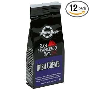 San Francisco Bay Coffee, Irish Cream, Ground, 2 Ounce Trial Bags 