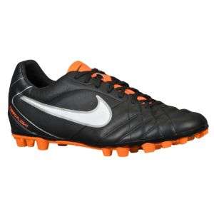 Nike Tiempo Flight 4 AG   Mens   Soccer   Shoes   Black/Total Orange 