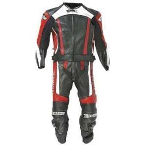  Joe Rocket GPX Type R Two Piece Race Suit 42 Black 