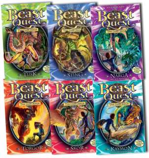 Beast Quest Collection Adam Blade 6 Books Set Series 3 Pack 13 to 18 