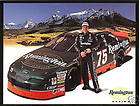 1988 Neil Bonnett #75 Valvoline sponsor NASCAR Postcard  