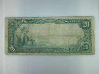   image year mint 1902 description of item $ 20 national currency