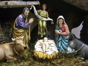 Nativity Set Creche Pesebre Manger Scene 4.5 Figures  