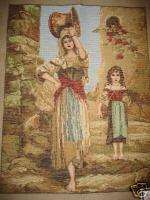GYPSY MOTHER AND DAUGHTER   Tramme needlepoint kit  