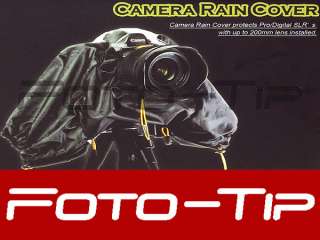 Camera Rain Cover for Nikon + external flash unit  