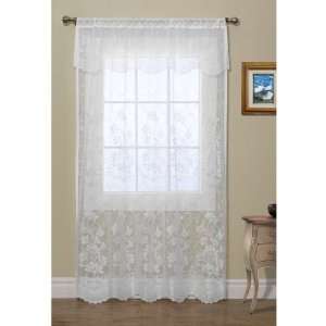 Habitat Scalloped Lace Curtains   84, Pole Top, Attached 