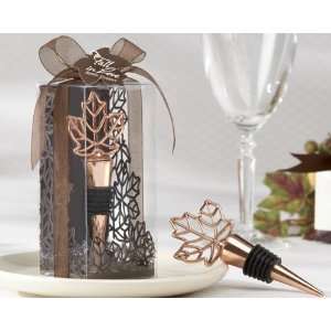   Bottle Stopper in Laser Cut Leaf Gift Box: Health & Personal Care