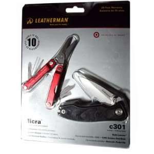  Leatherman C301 Folding Knife and Micra Multi tool Combo 