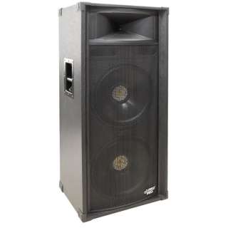 New 1400 Watt Dual 15 3 Way Stage Speaker Cabinet  