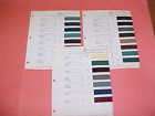 1940 STUDEBAKER PAINT CHIPS COLOR CHART BROCHURE BOOK