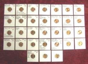 BU 26 DIFFERENT Error/Variety Cents GREAT VALUE No Res  