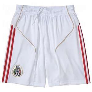  adidas Mens ClimaCool Mexico Home Shorts White/Red/Medium 