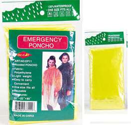 airybear01 presents case of 200 emergency ponchos