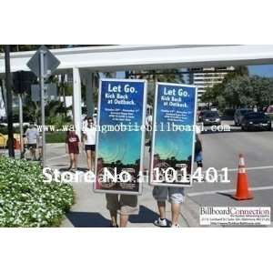  new media outdoor led advertising acrylic light box with high bright 