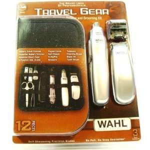 Wahl Travel Gear Battery Nose/Ear Trimmer 12 Pieces (3 Pack) with Free 
