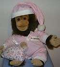 hosung plush little monkey lost hand puppet with pacifier pjs sounds 
