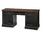 Solid Mahogany Wood Executive Office Desk Black Stain items in The 