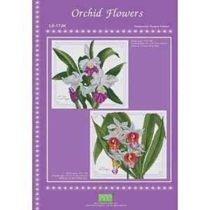  Orchid Flowers   Cross Stitch Pattern: Arts, Crafts 
