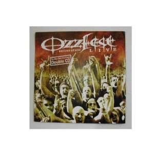 Ozzy Osbourne Poster Flat Black Sabbath