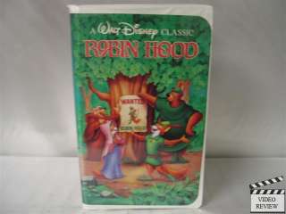 Robin Hood VHS Disney  