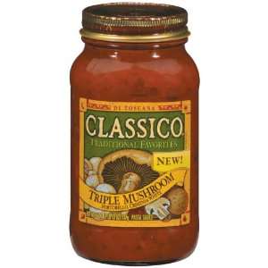 Classico Triple Mushroom Pasta Sauce, 24 oz  Grocery 