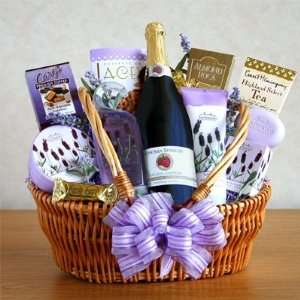  Relax Sparkling Cider and Spa Gift Basket Beauty