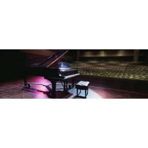  Grand Piano on a Concert Hall Stage, University of Hawaii 