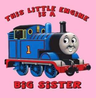 BIG SISTER Thomas the Train Engine Colored T Shirts  