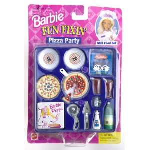  Barbie Fun Fixin Pizza Party Mini Food Set Toys & Games