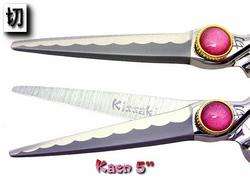 Kissaki 5 Pro Hair Pink Designer Shears Scissors Salon  